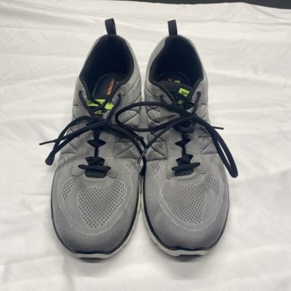 Skechers Men's size 12 Synergy Power Switch Memory Foam Athletic Shoes GreyBlack